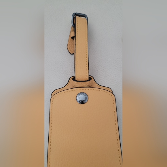 (NWOT) Coach leather luggage tag - Picture 2 of 7